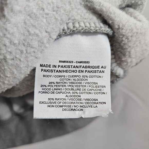 Nike Hoodie Womens S Small Gray Funnel Cowl Pullover Short Sleeve 8039 - Picture 6 of 7